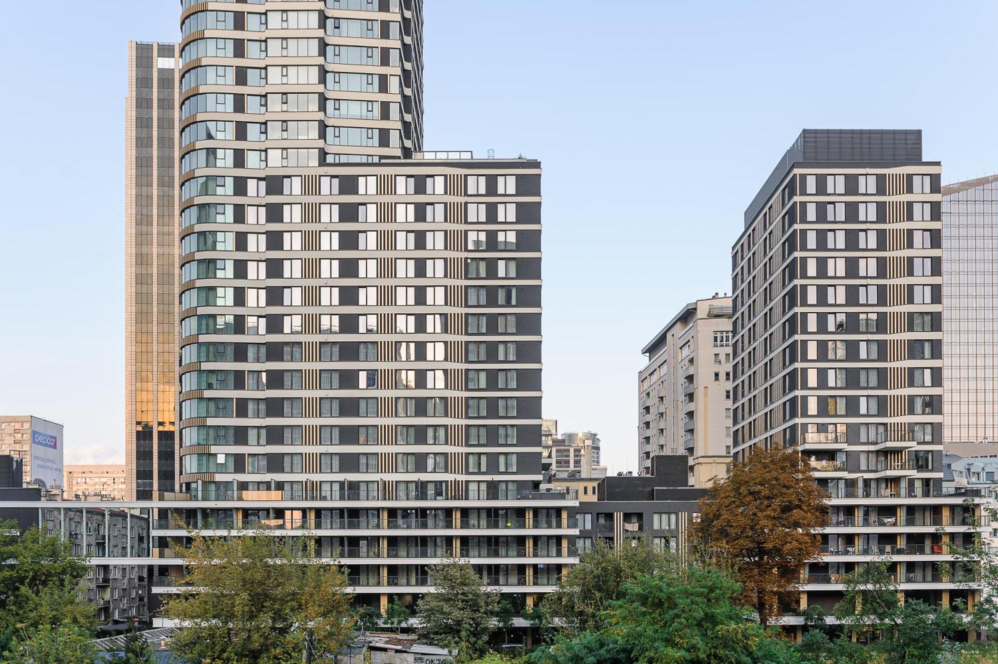 Luxury Apartments In Platinum Tower Varşova Dış mekan fotoğraf