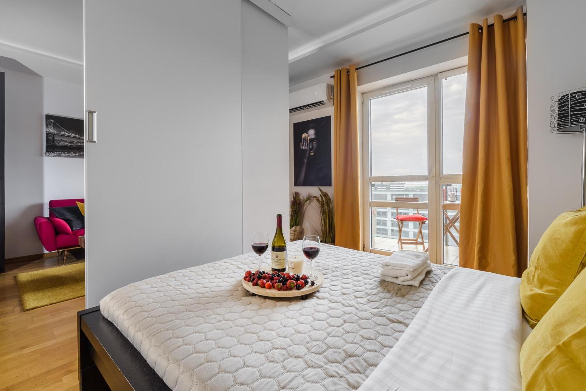 Luxury Apartments In Platinum Tower Varşova Dış mekan fotoğraf