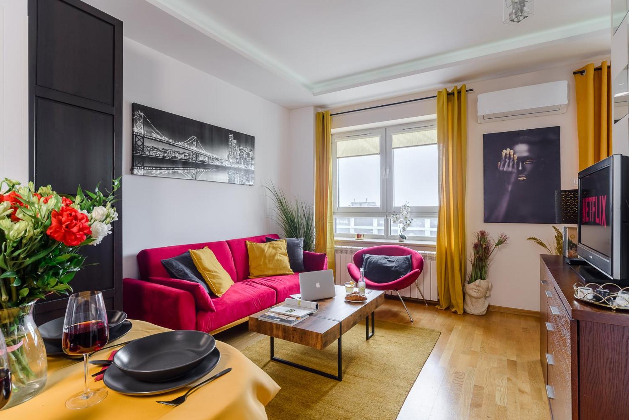 Luxury Apartments In Platinum Tower Varşova Dış mekan fotoğraf